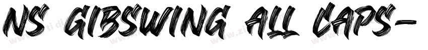 NS Gibswing All Caps字体转换